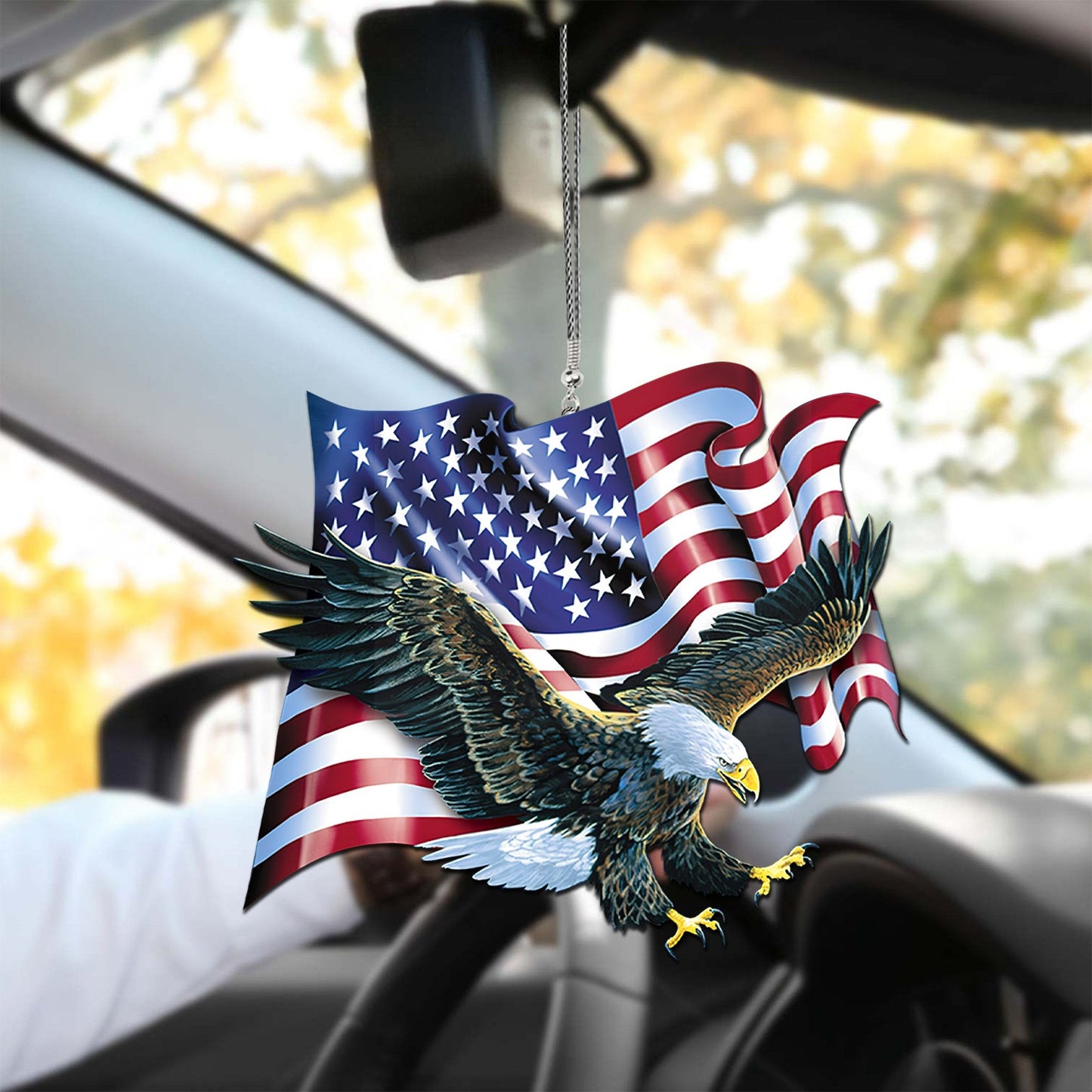 American No10 Unique Design Car Hanging Ornament