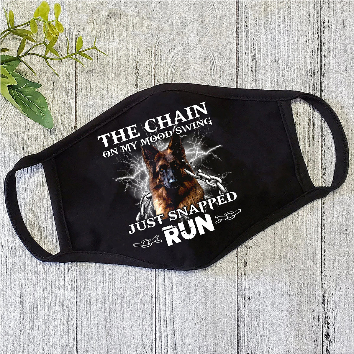 Best Xmas Gift German Shepherd Mask Polyblend Face Mask DL