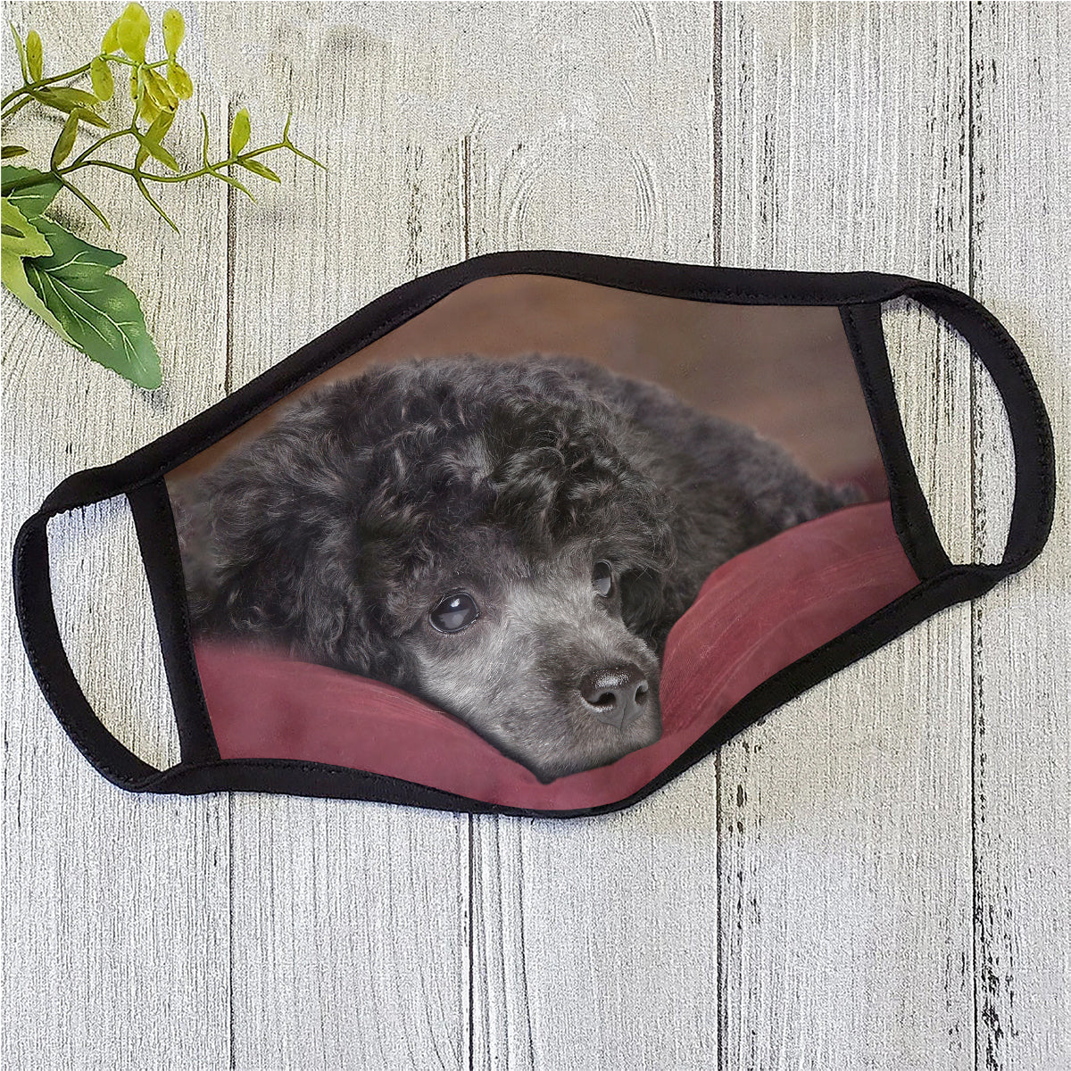 Dog Mask Poodle Mask Polyblend Face Mask HG