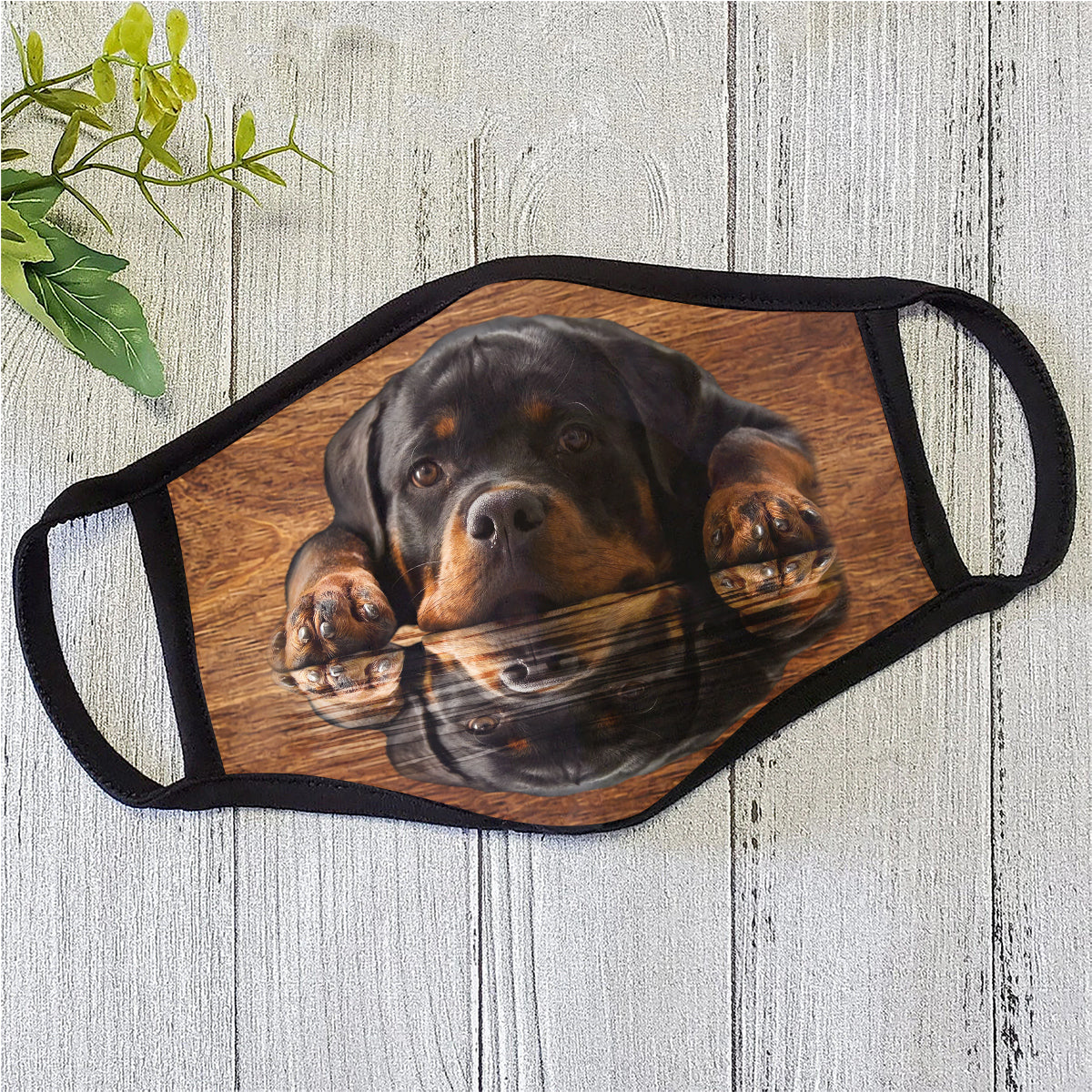 Dog Mask Rottweiler Polyblend Face Mask HG
