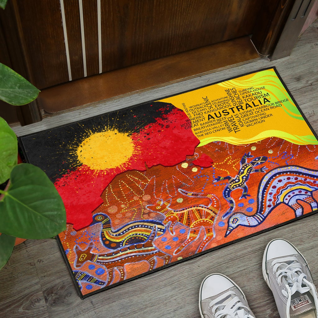 Tmarc Tee Aboriginal Decors Australian Gifts Indigenous Land Door Mat Pi28062106