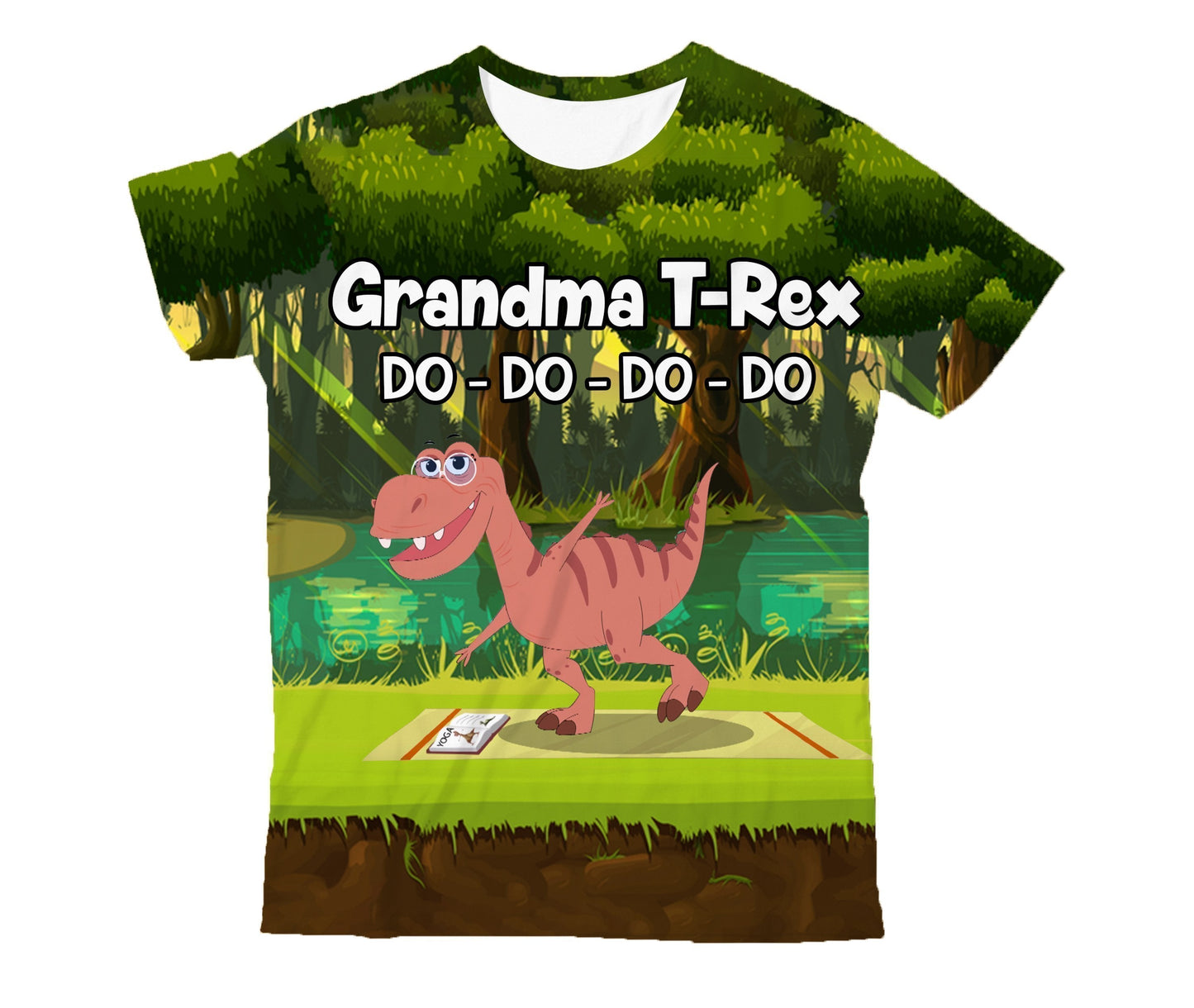 3D All Over Printed Grandma T-Rex Shirts - Amaze Style™-Apparel