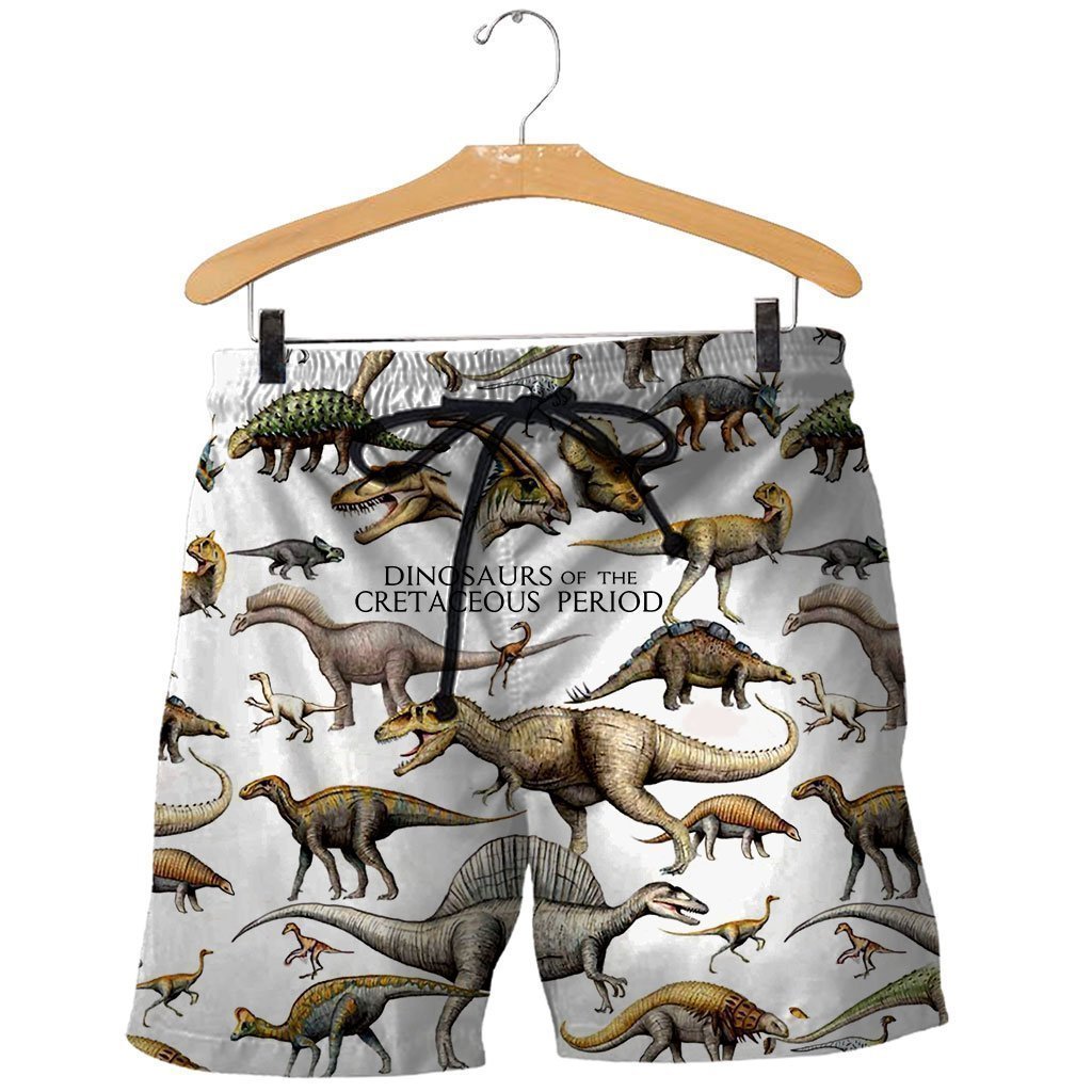 3D All Over Printed Dinosaurs Of The Cretaceous Period Shirts And Shorts - Amaze Style™-3D All Over Printed Clothes