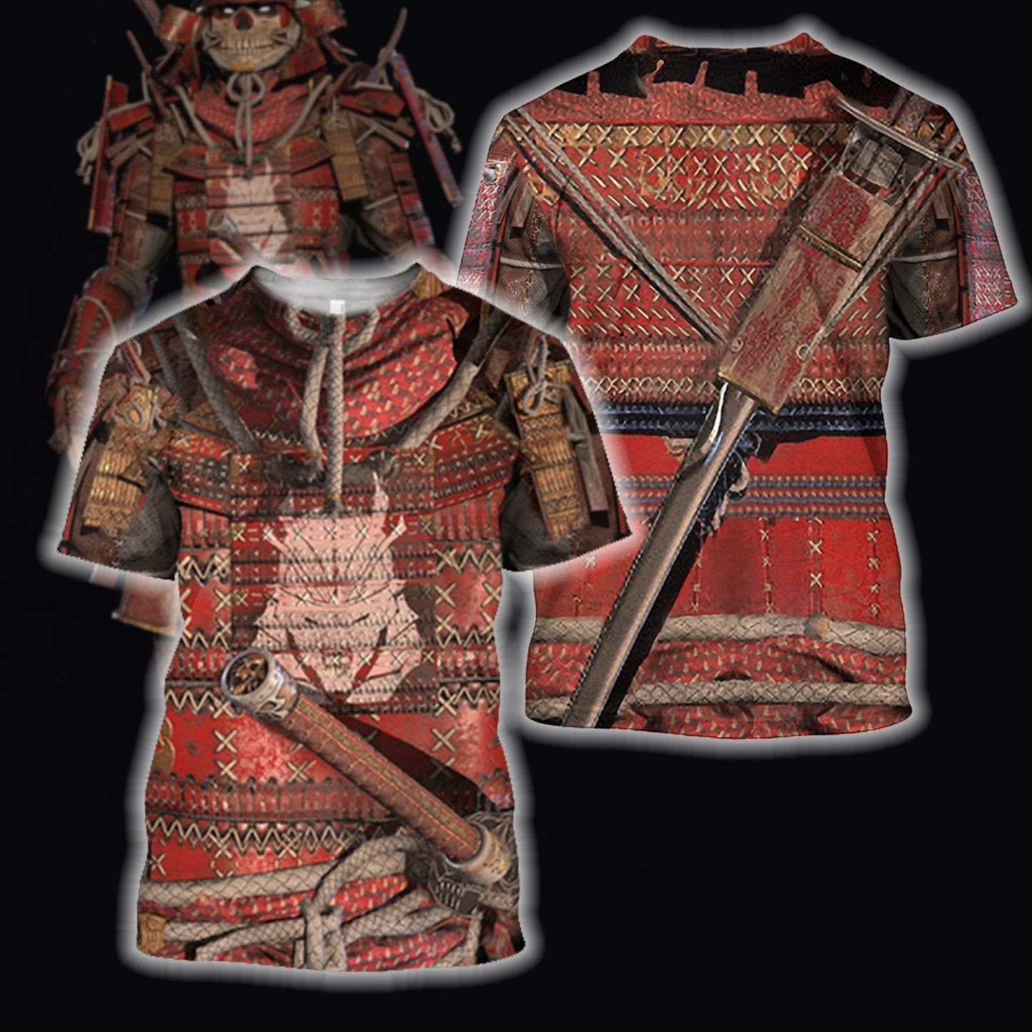 3D All Over Printed Samurai Hoodie - Amaze Style™-Apparel