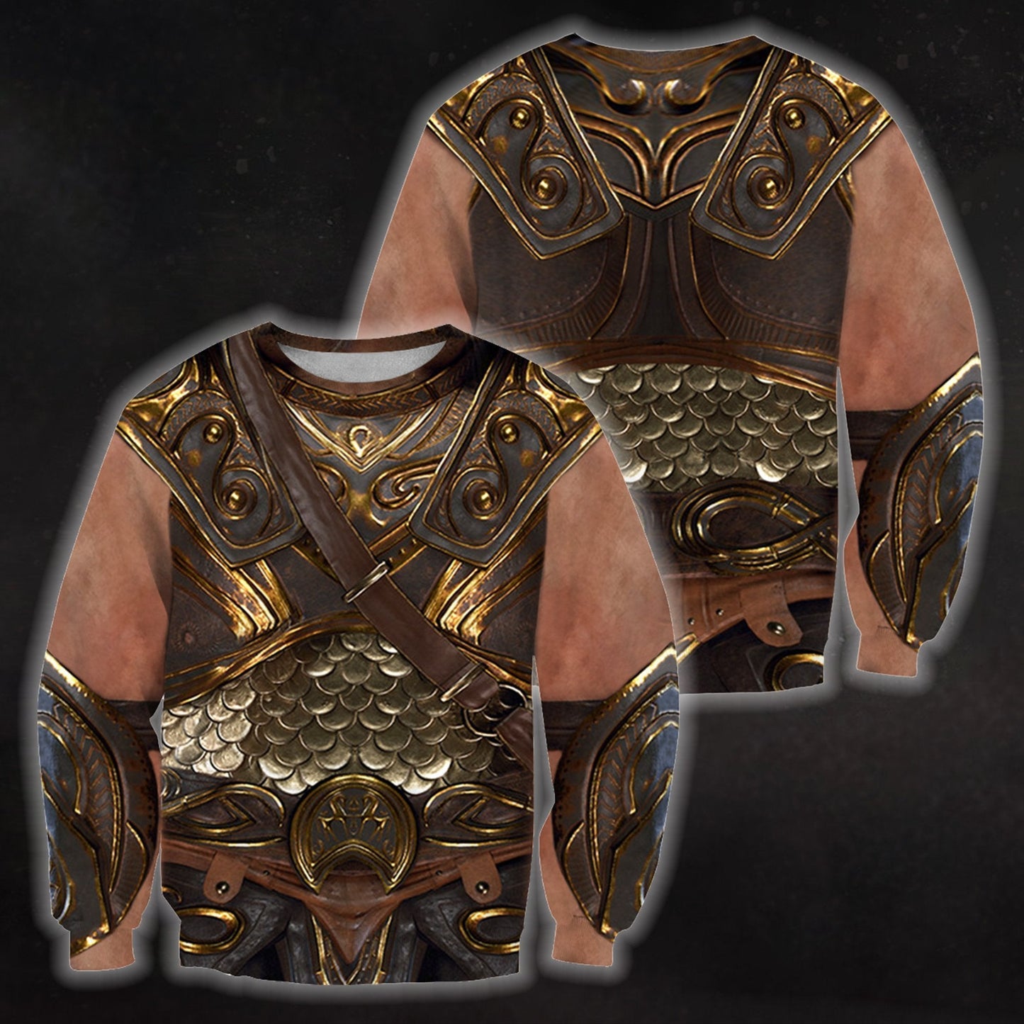 3D All Over Printed Breastplate 2 Hoodie - Amaze Style™-Apparel