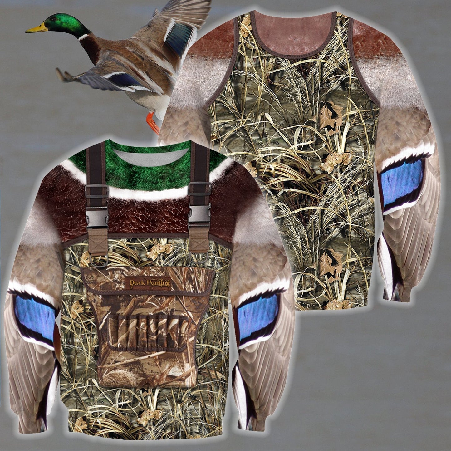 3D All Over Printed Duck Hunting Camo Outfit Cover - Amaze Style™-Apparel