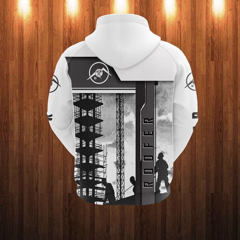 The Roofer Man Green 3D All Over Printed Shirts For Men