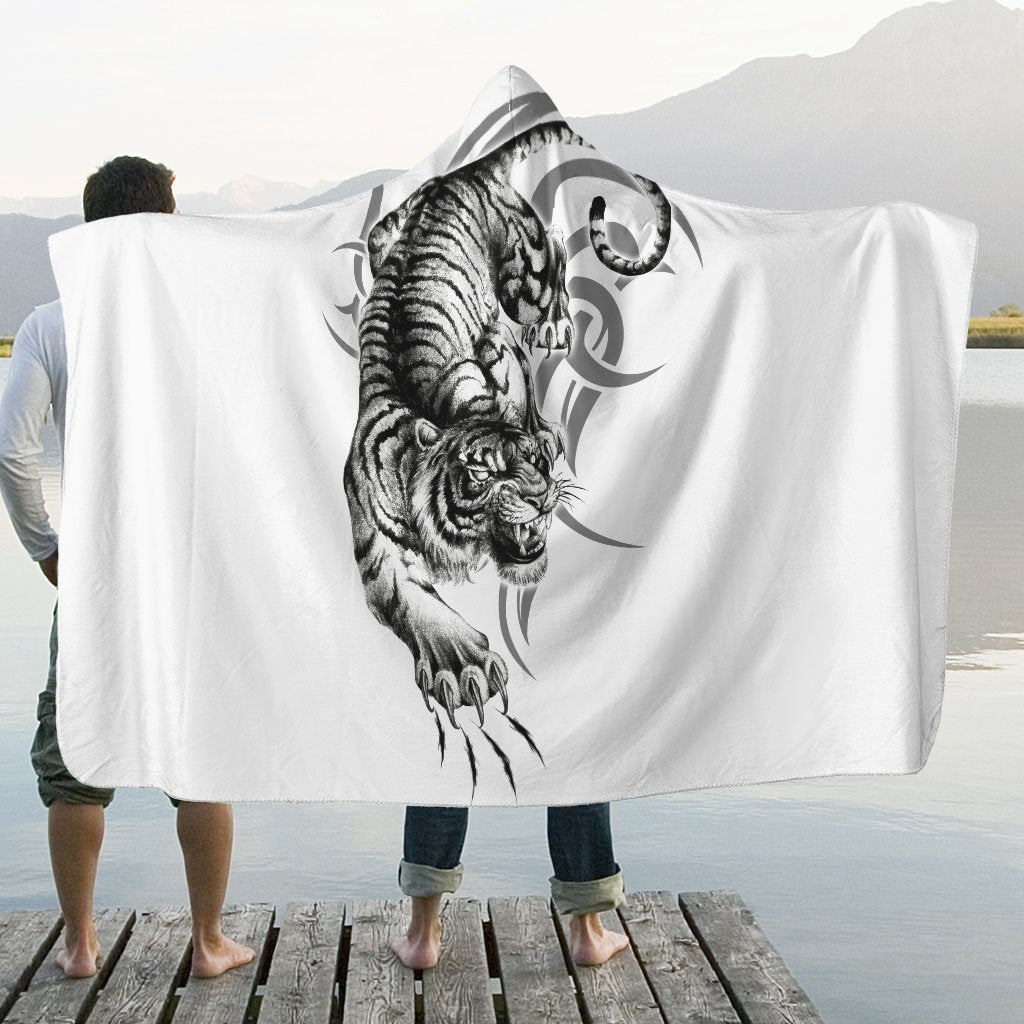 White Tiger 3D All Over Printed Shirt Blanket