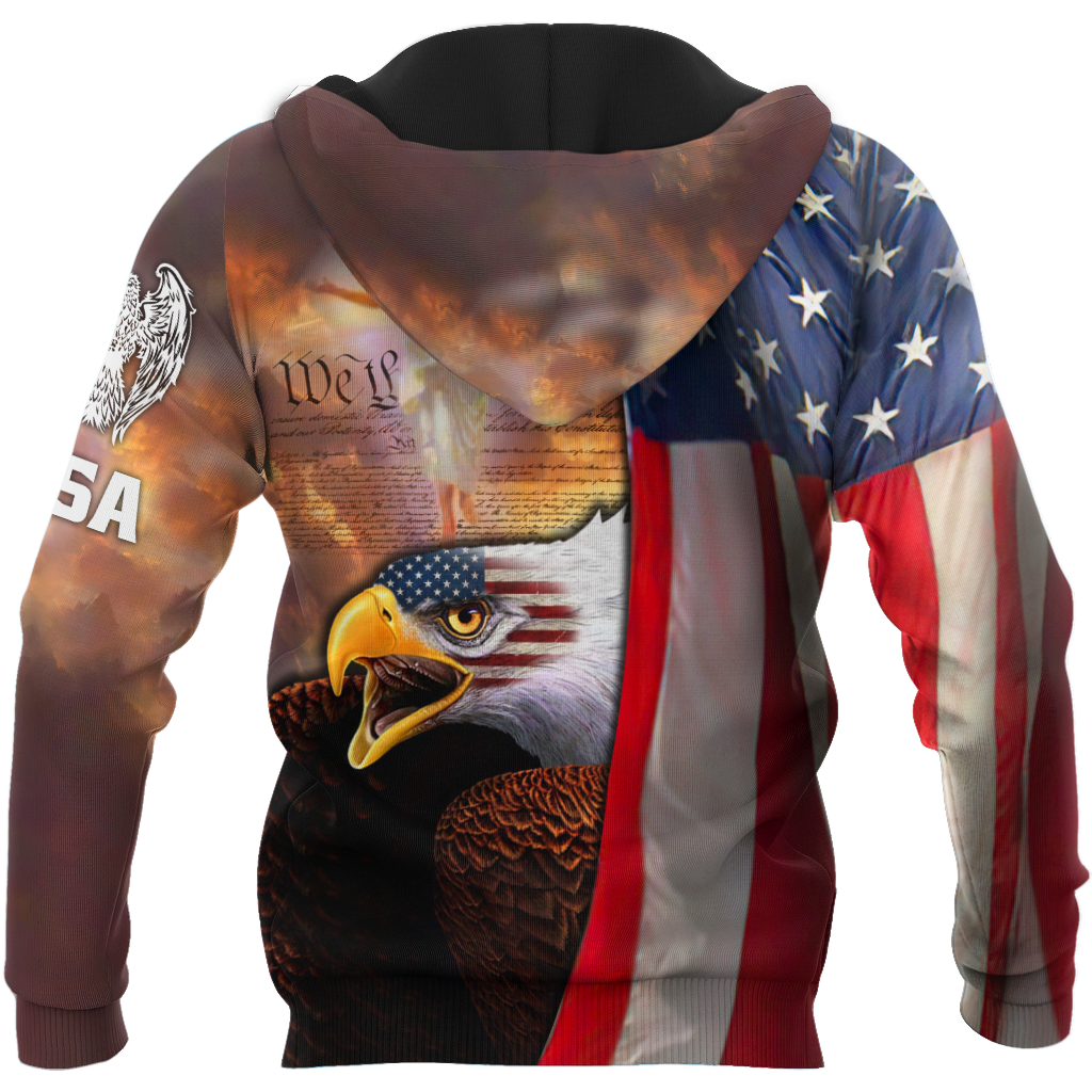 America Eagle Hoodie 3D All Over Printed Shirts For Men VP23092001-LAM