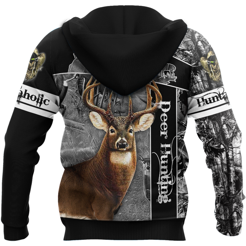 Version 4 Huntaholic - Deer Hunting 3D All Over Printed Shirts For Men And Woman