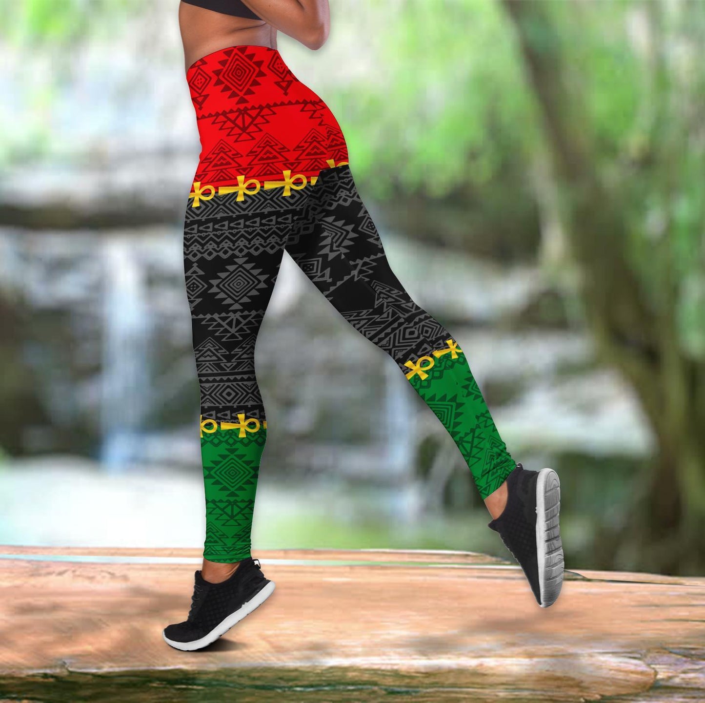 African Girl Legging & Tank top JJ30062002-ML-Apparel-ML-S-No Tank-Vibe Cosy™