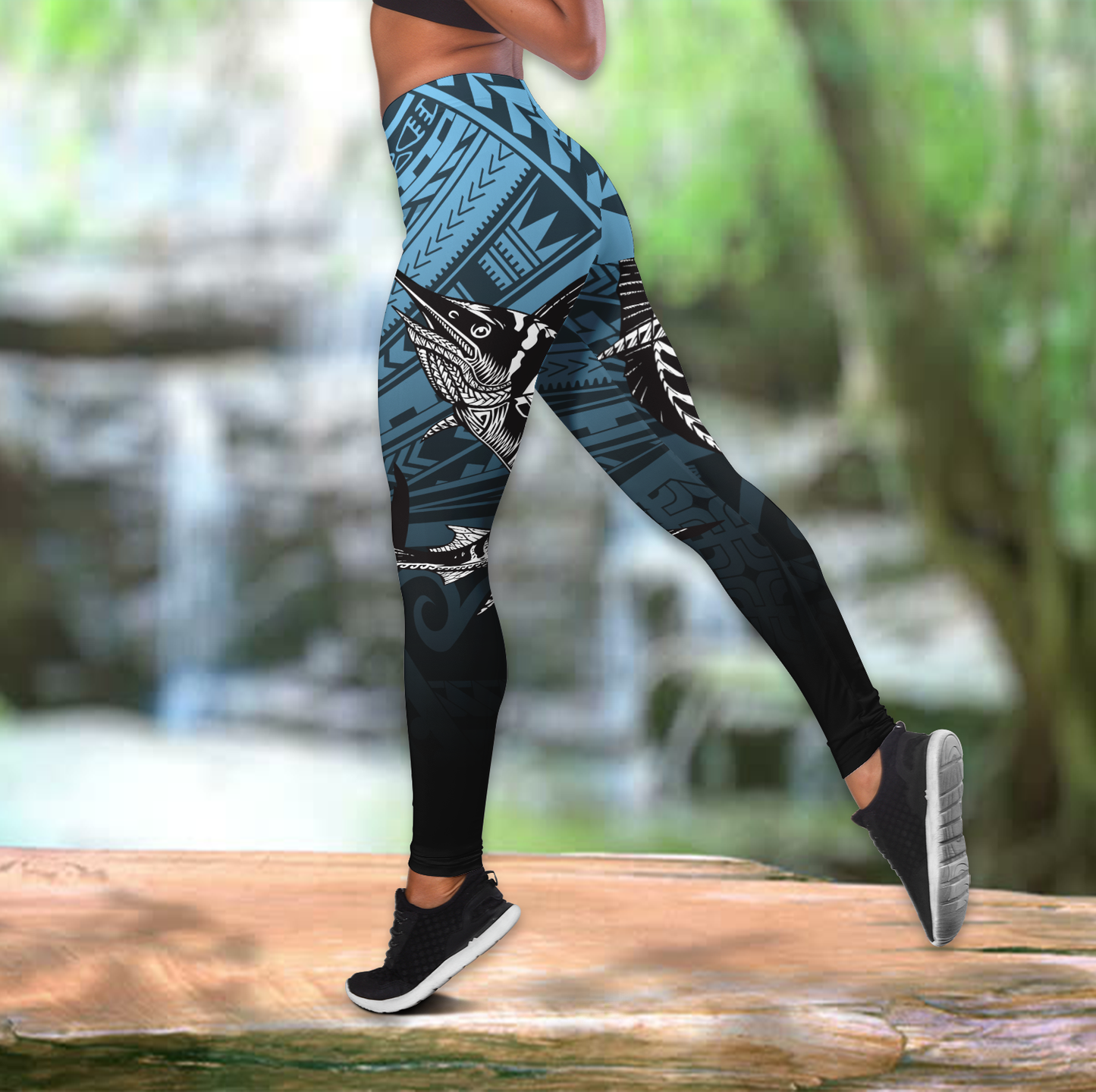 Amazing Polynesian Mahi Mahi Go Fishing Personalized Deluxe Legging & Tank top ML SN26032101