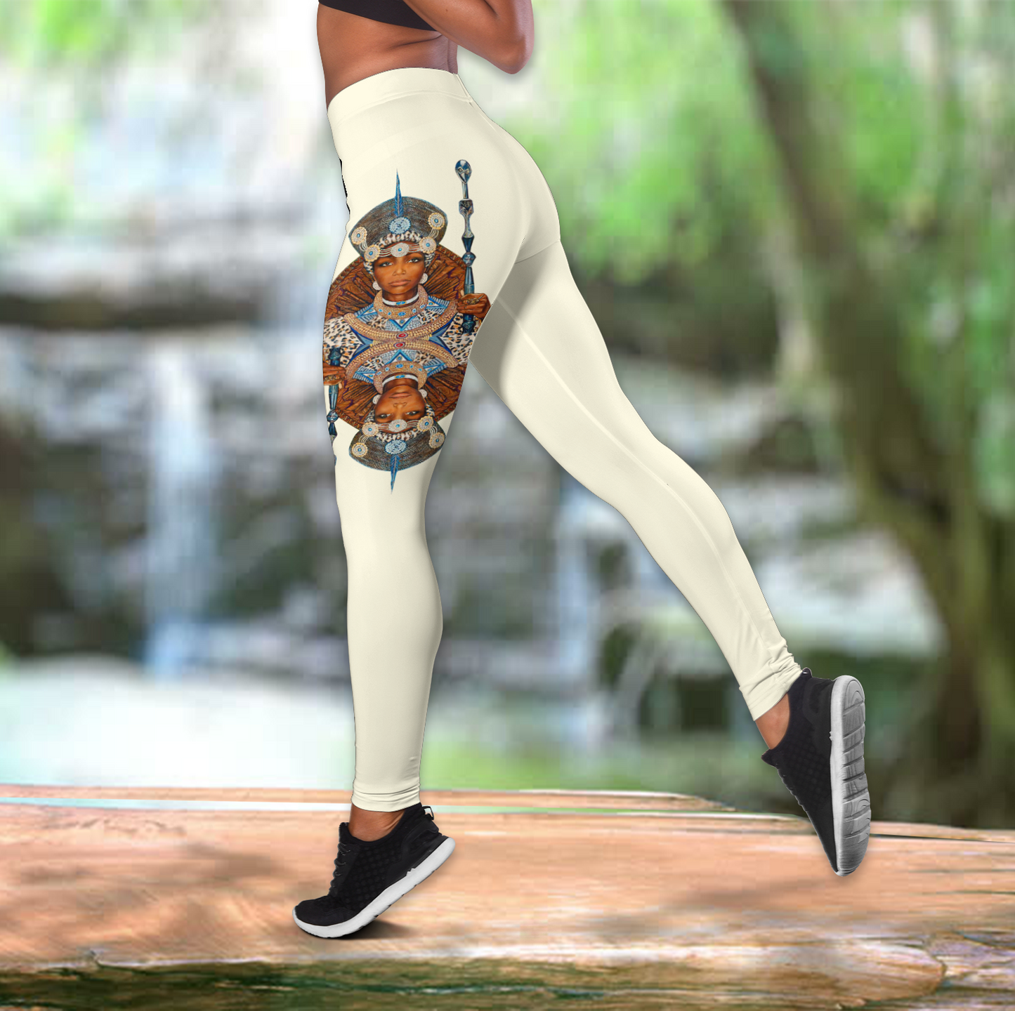 African Culture Black Queen Zulu Legging & Tank top