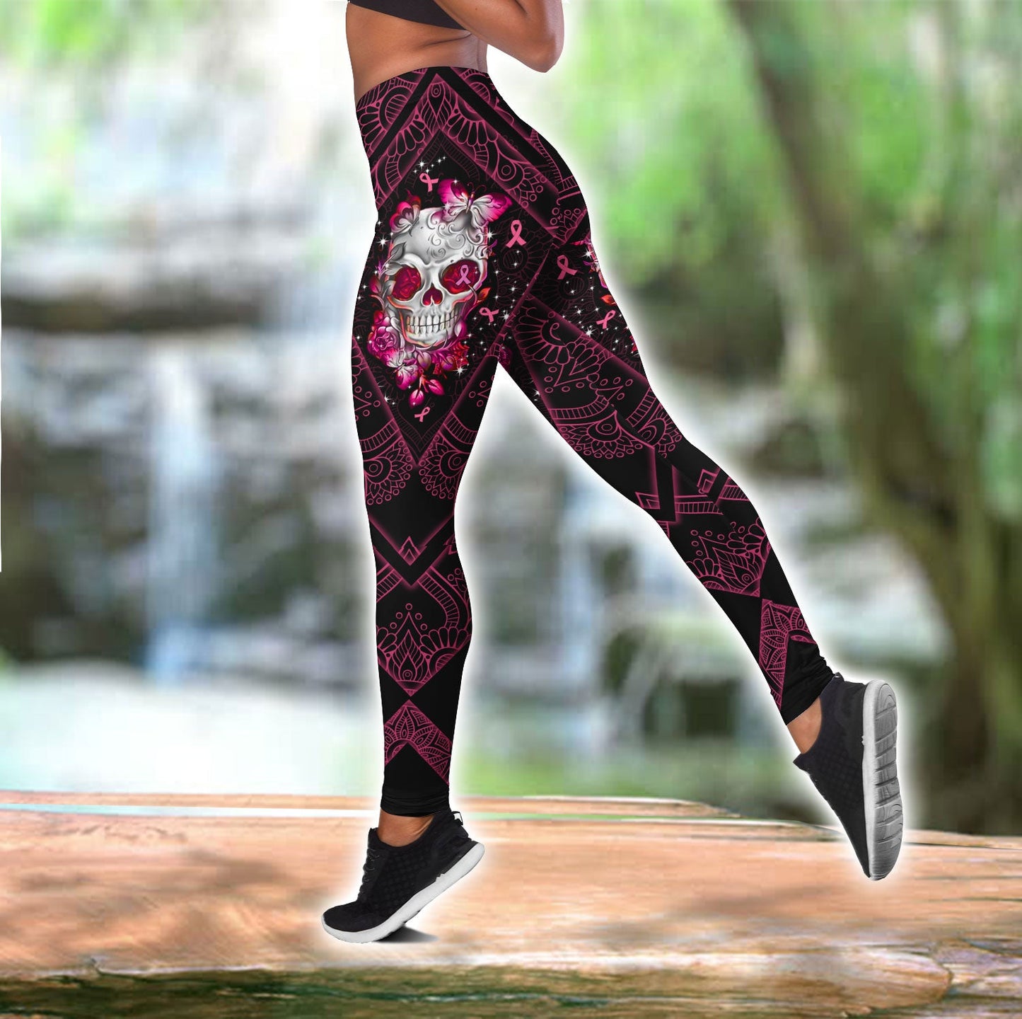 Breast Cancer Awareness Combo Legging And Tank Top