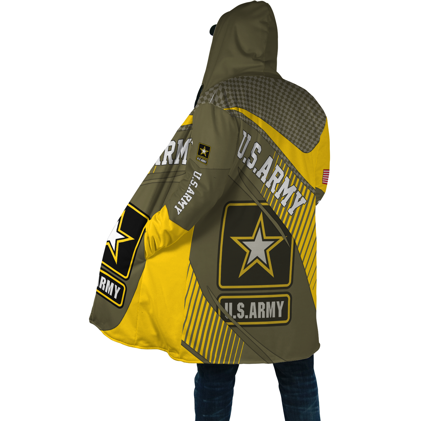American US Army Personalize 3D All Over Unisex Hoodie