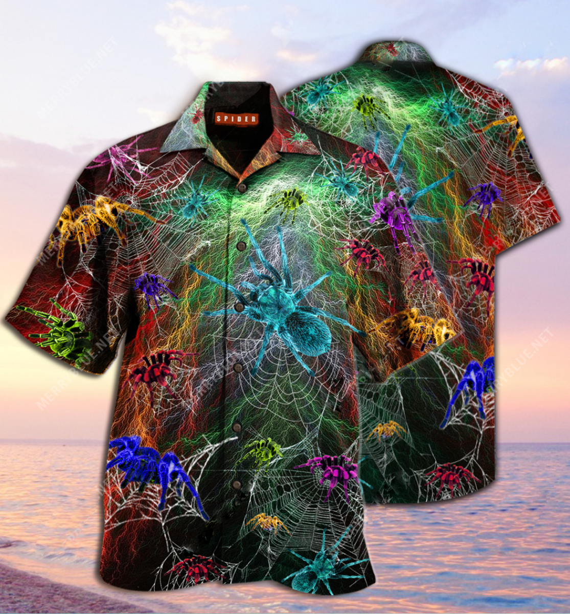 Amazing Tarantula Colorful Hawaii Shirt 08062103.CML