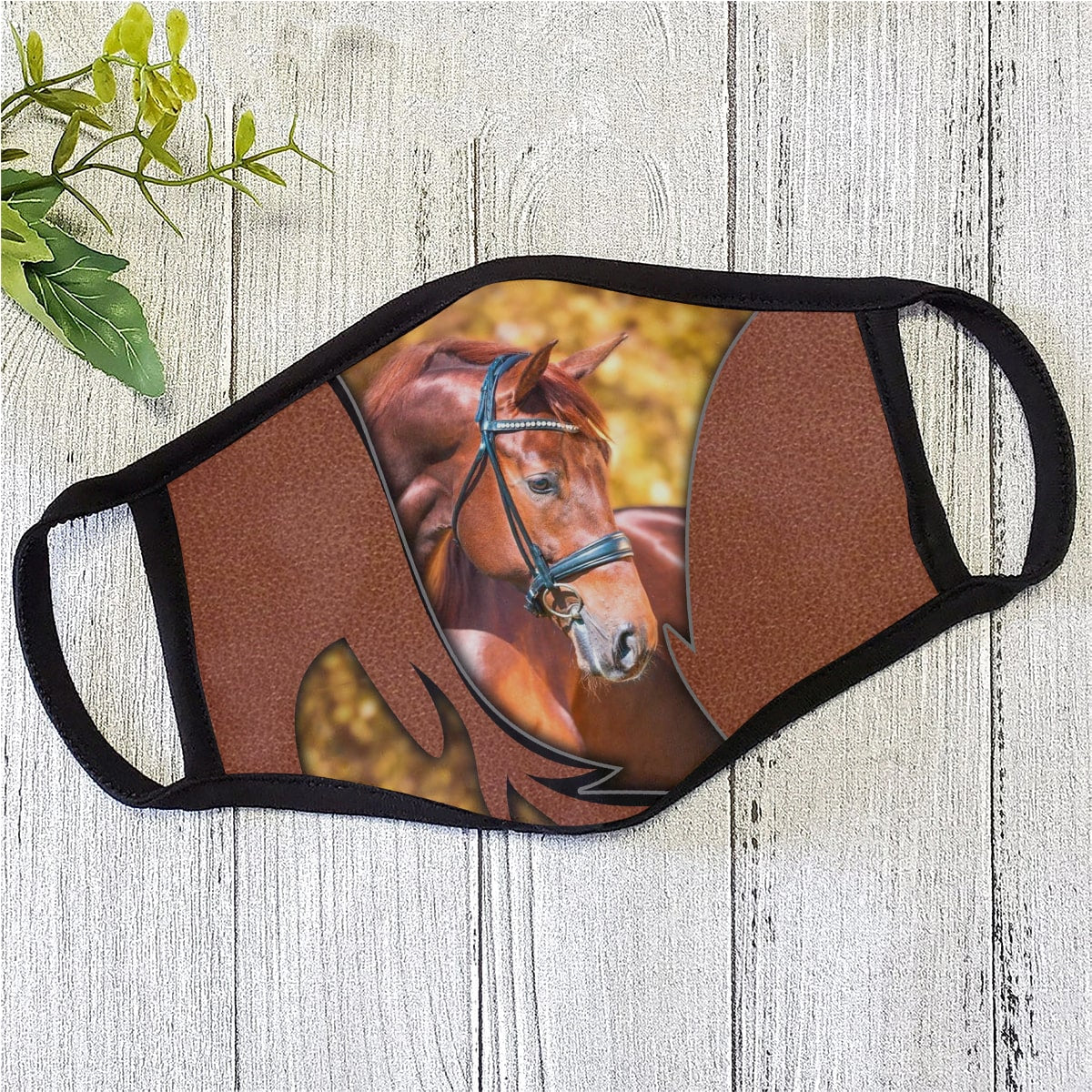 Beautiful Arabian Horse Face Mask TN