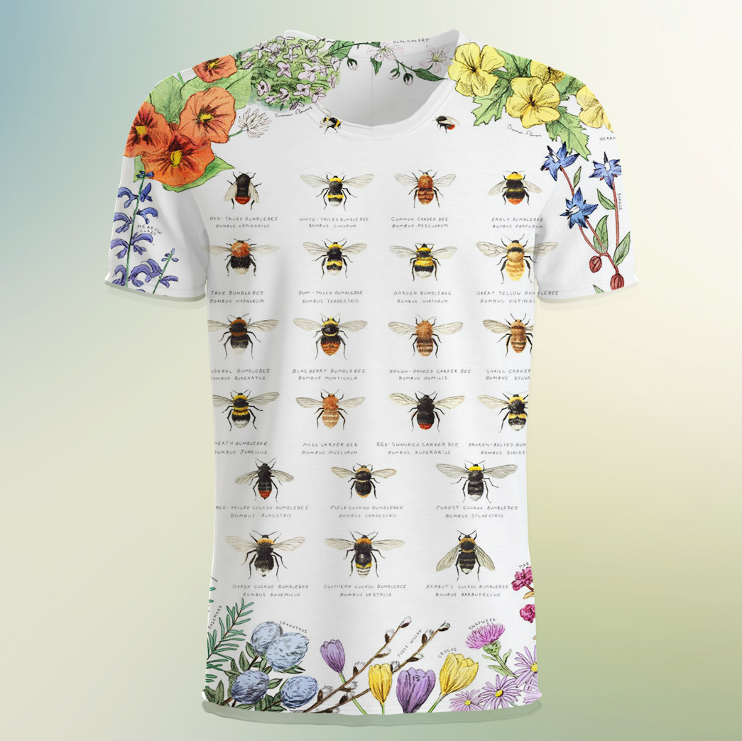 3D All Over Print Bees Hoodie-Apparel-6teenth World-T-Shirt-S-Vibe Cosy™