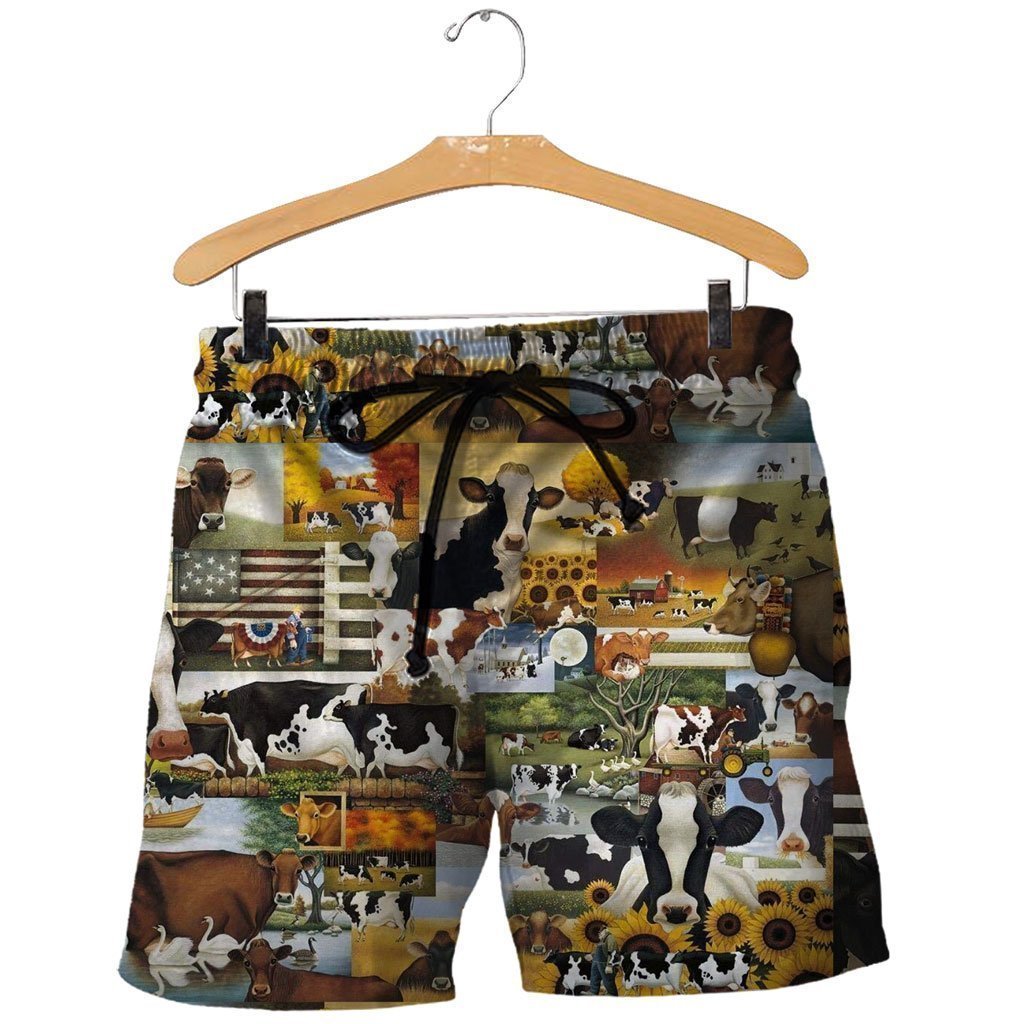 3D All Over Printed Farmer Life Shirts And Shorts-Apparel-6teenth World-SHORTS-S-Vibe Cosy™