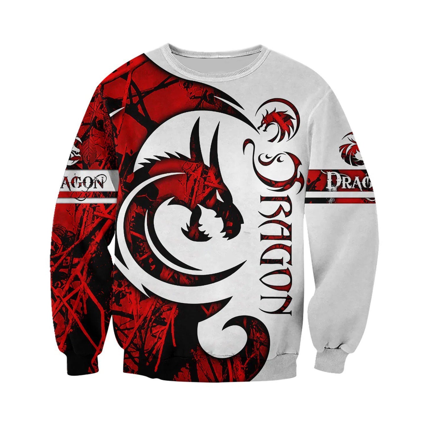3D Tattoo and Dungeon Dragon Hoodie T Shirt For Men and Women NM050946-Apparel-NM-Sweatshirts-S-Vibe Cosy™