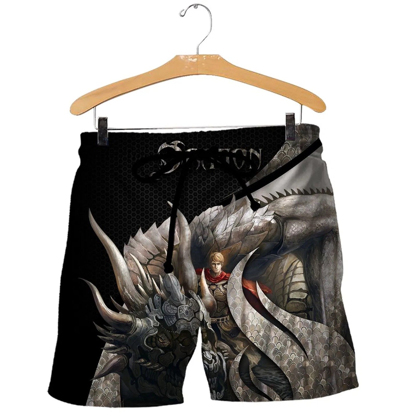 3D Tattoo and Dungeon Dragon Hoodie T Shirt For Men and Women NM050962-Apparel-NM-Shorts-S-Vibe Cosy™
