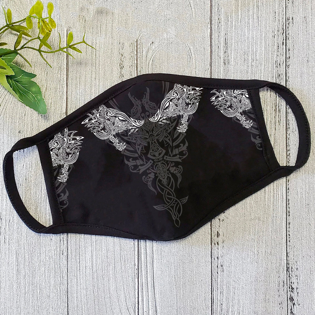 Viking Fenrir Wolf Face Mask ML