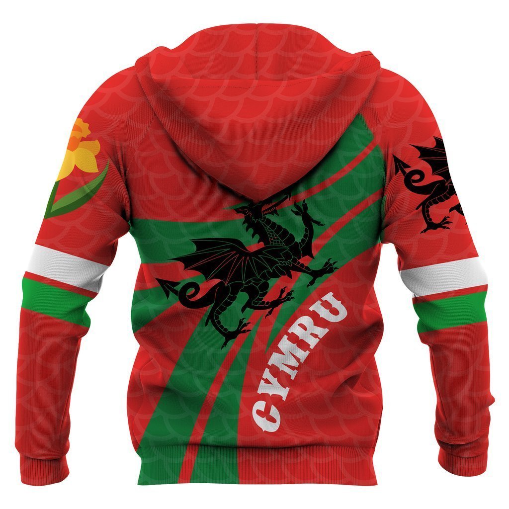Wales Champion Rugby Hoodie NVD1061 - Amaze Style™-Apparel