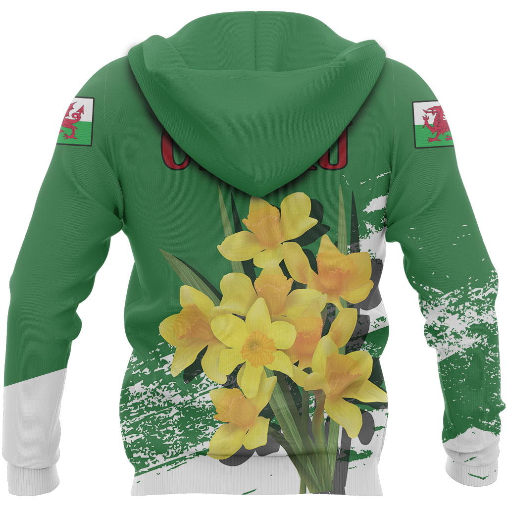 Wales Daffodil Hoodie Special Version PL - Amaze Style™-Apparel