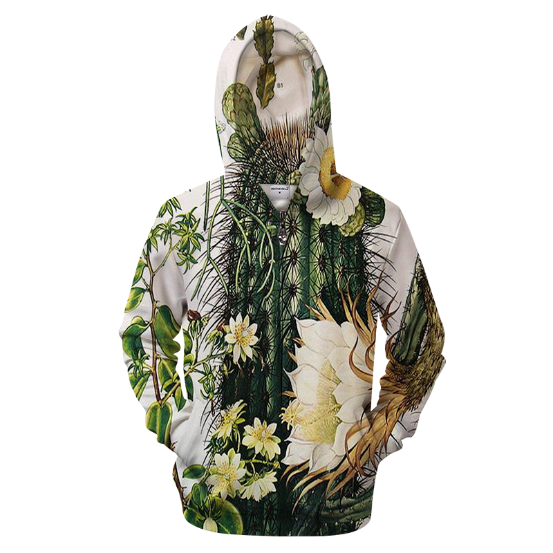 3D AOP Night Blooming Cereus_sleeve Shirt-Apparel-6teenth World-Zip-Up Hoodie-S-Vibe Cosy™