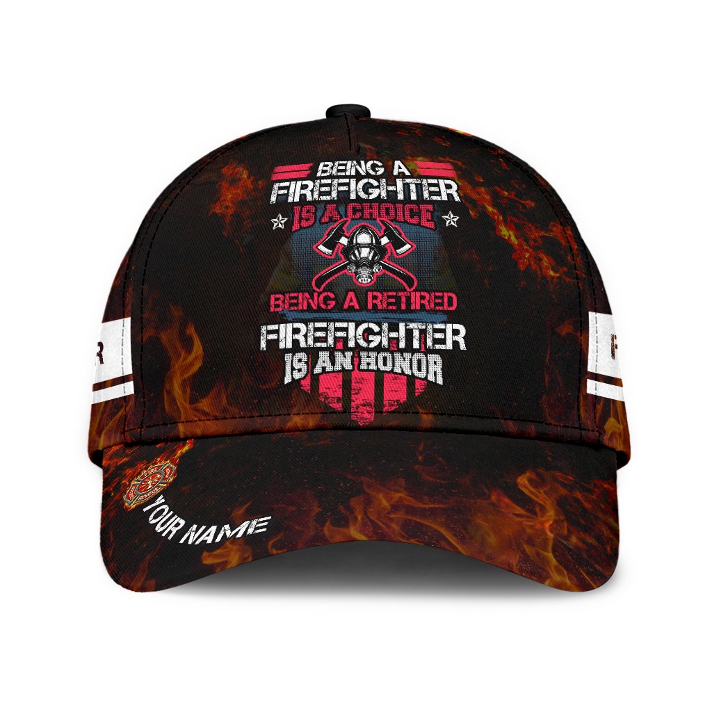 Customize Name Firefighter Classic Cap