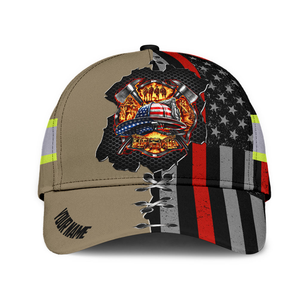 Customize Name Firefighter Classic Cap