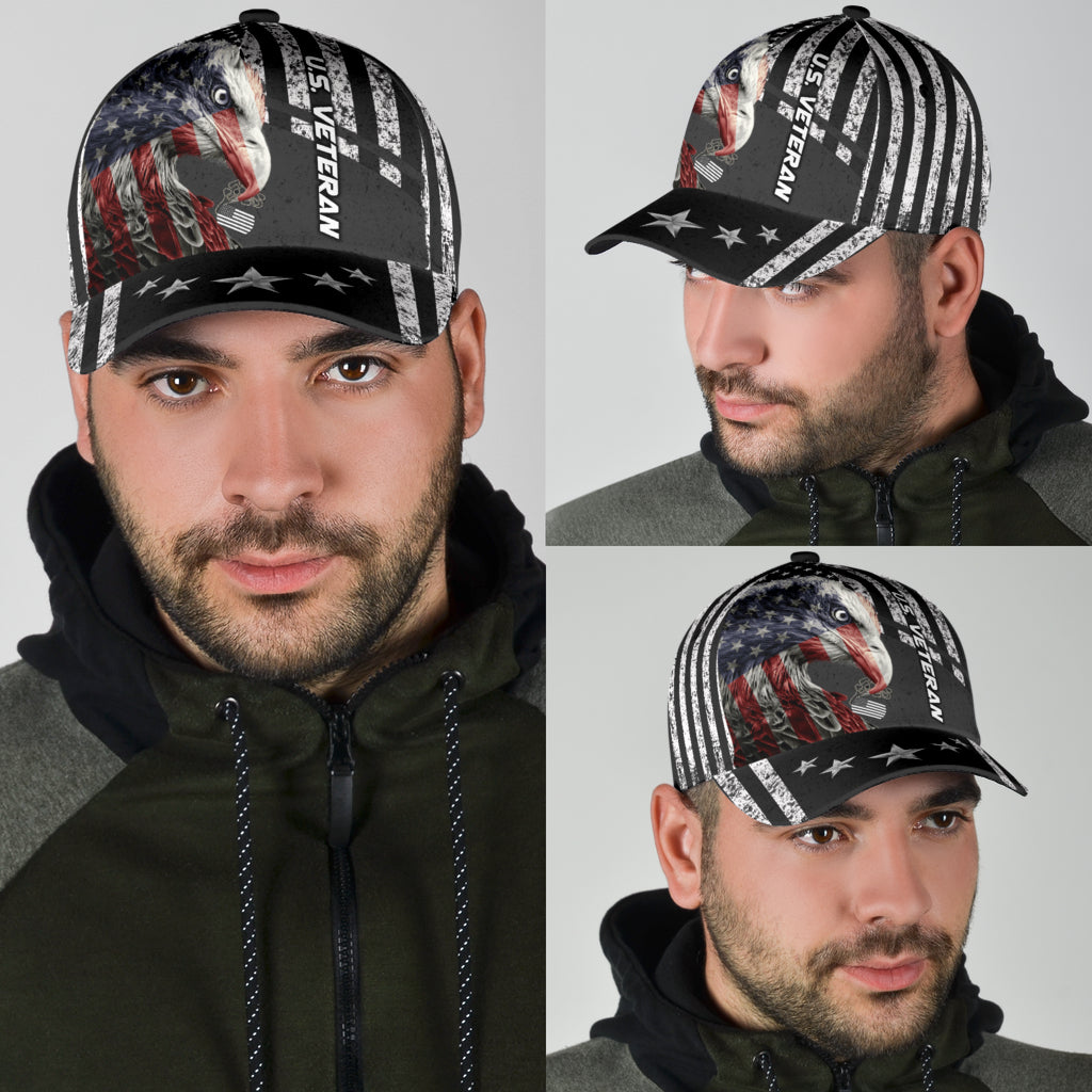 US Veteran Eagle Flag Classic Cap