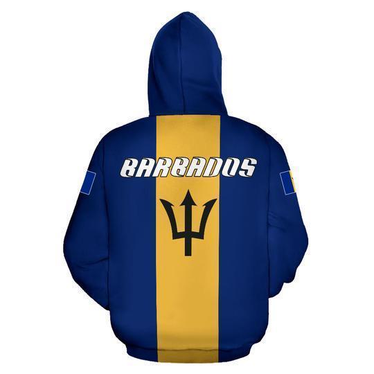 Barbados Superhero Pullover Hoodie - Amaze Style™-Apparel
