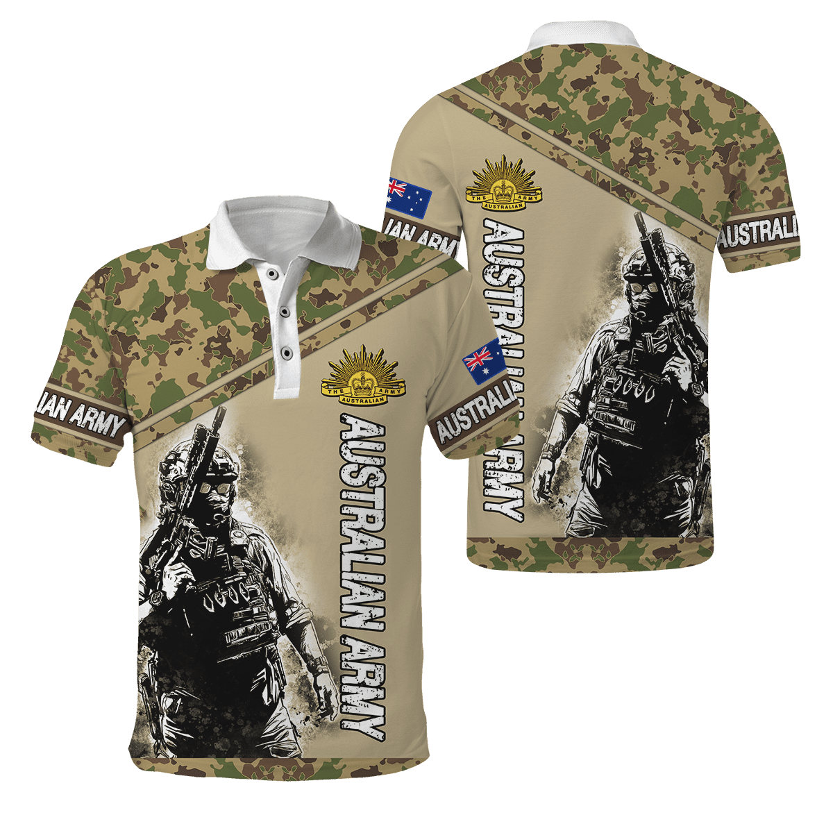 The Australian Army 3D All Over Printed Shirts DA13032104