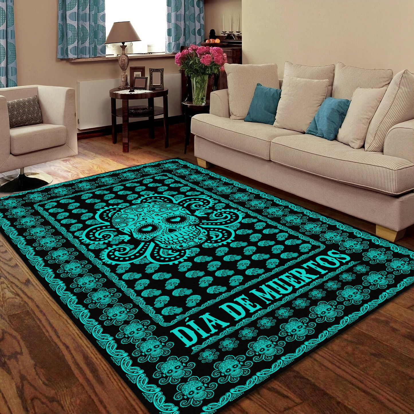 Surgar Skull Rug