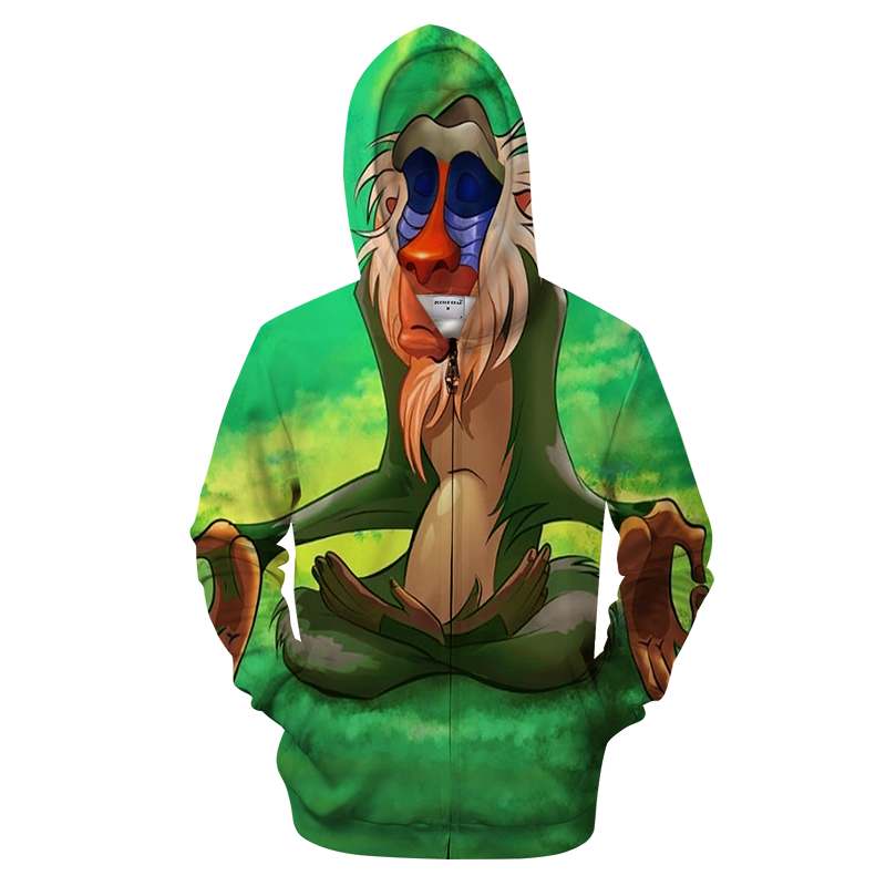 3D AOP Rafiki-Apparel-6teenth World-Zip-up Hoodie-S-Vibe Cosy™