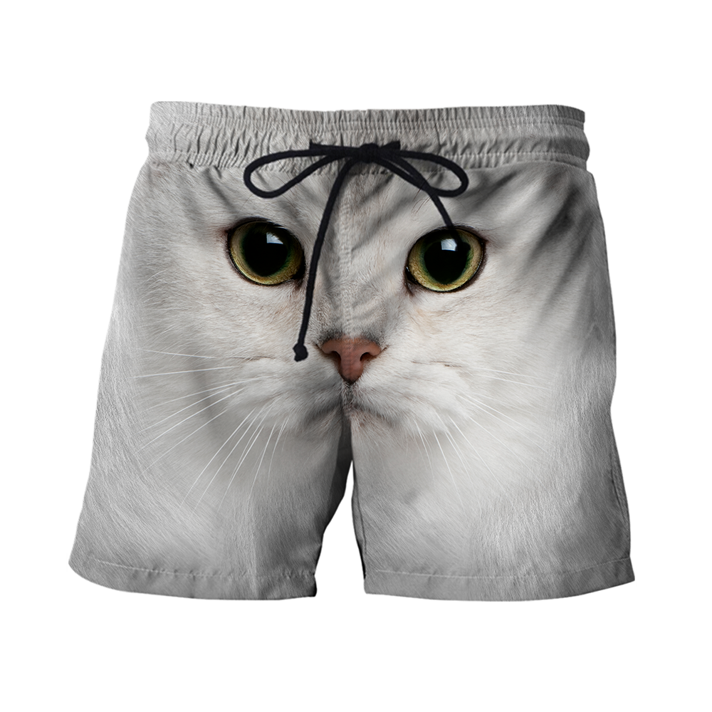 White Cat face hair premium hoodie sweatshirt cover