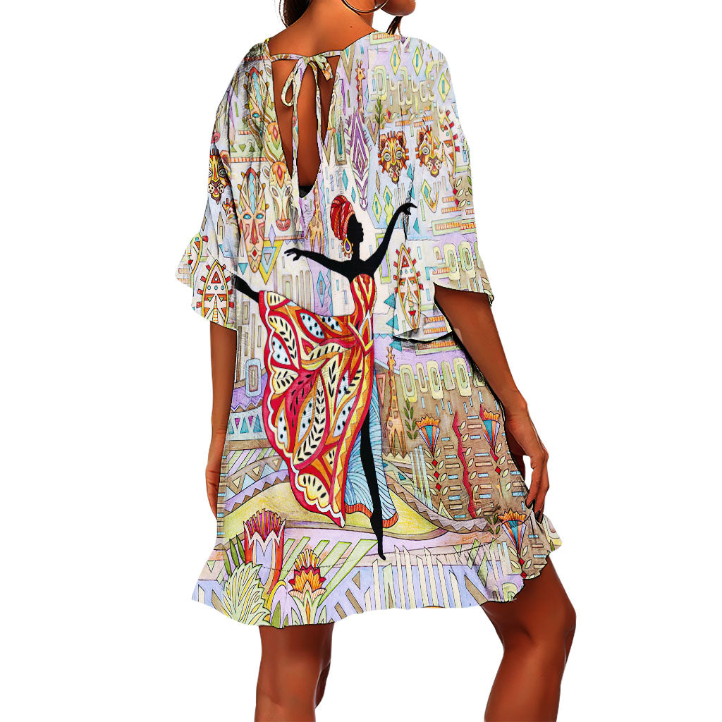 African Girl No 5 Swimsuit Cover Up NTN10072101