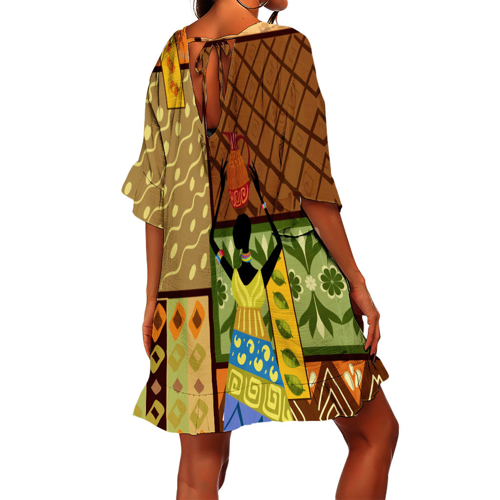 African Girl No 8 Swimsuit Cover Up NTN10072104