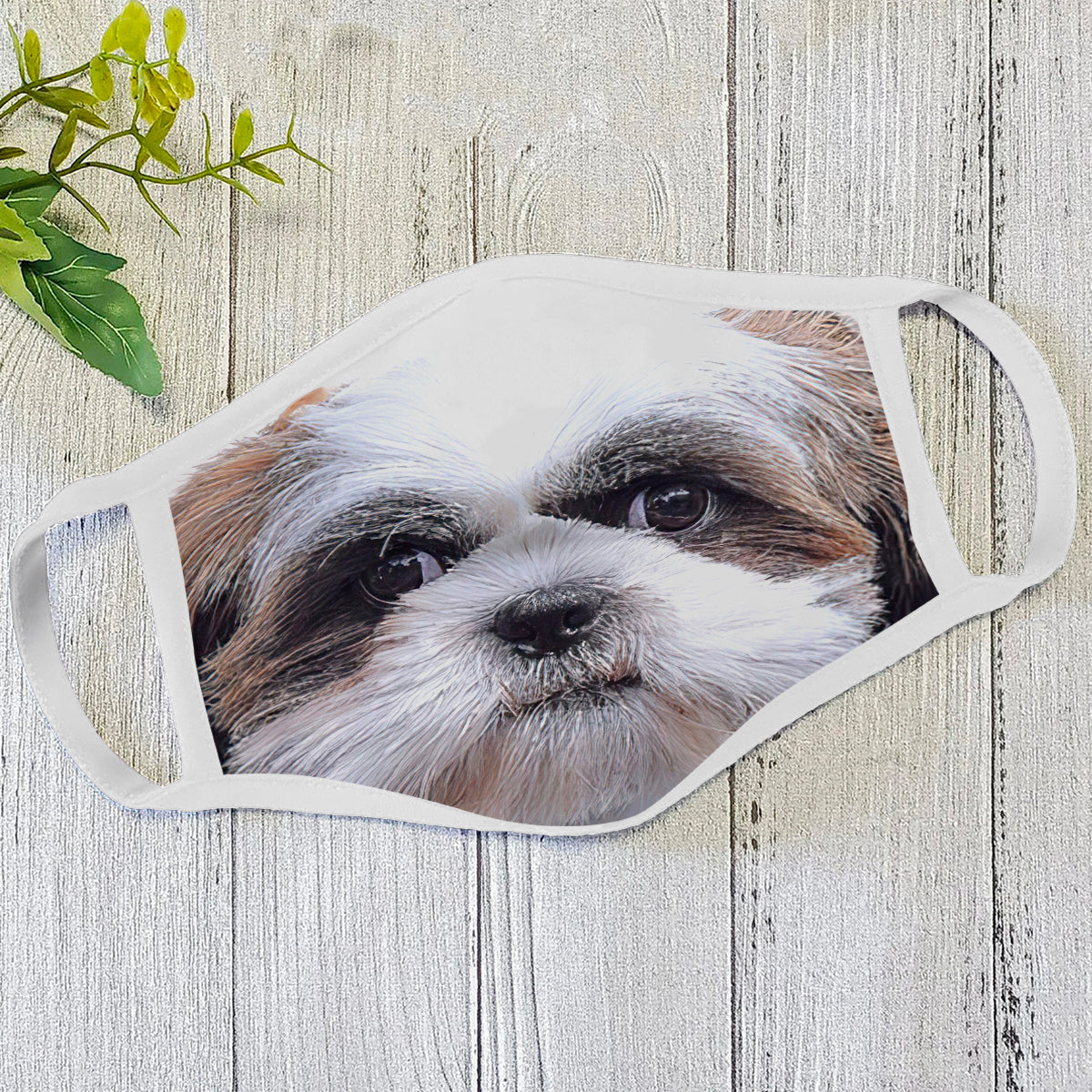 Dog Face Mask White HG