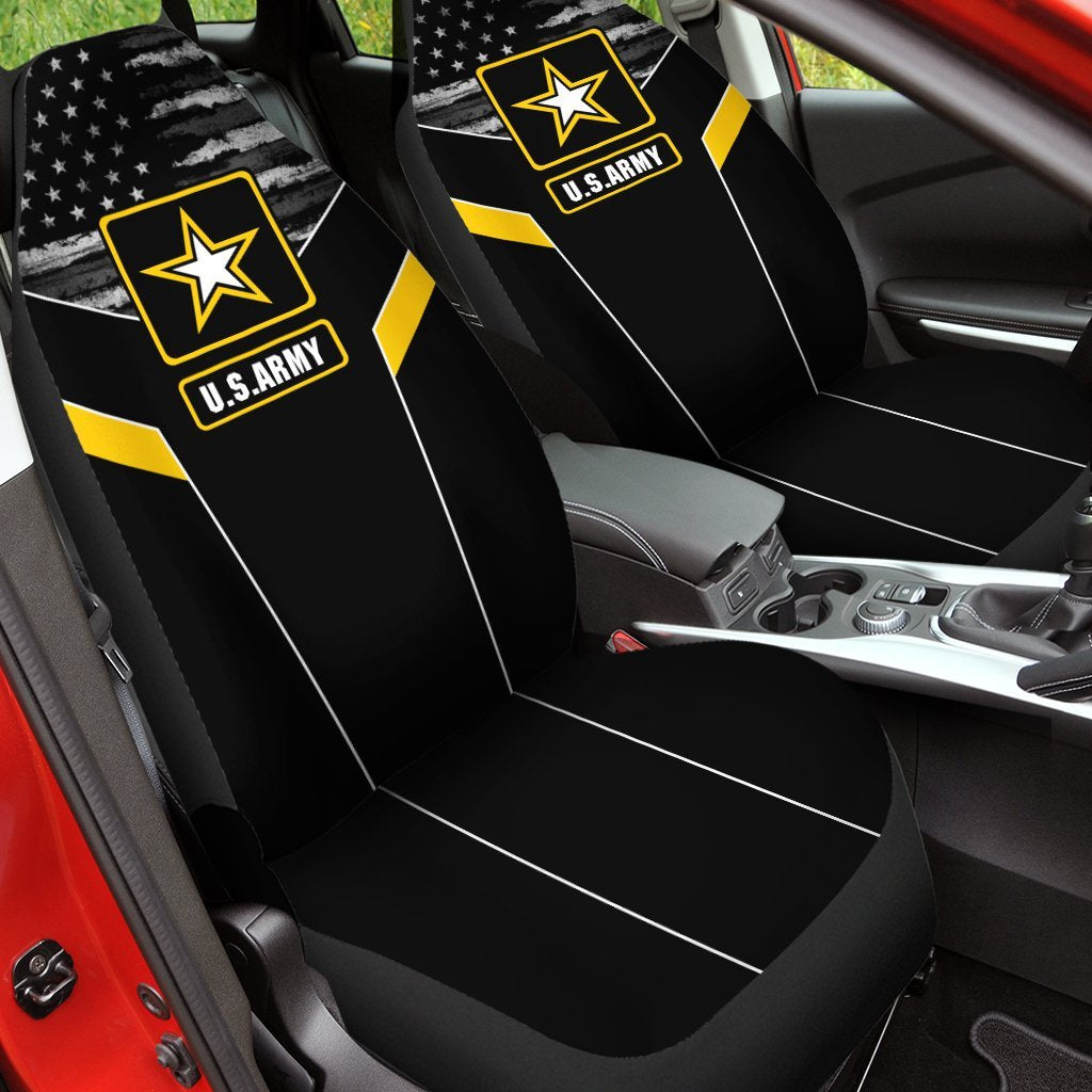 US Army 3D design print car seat covers Proud Military