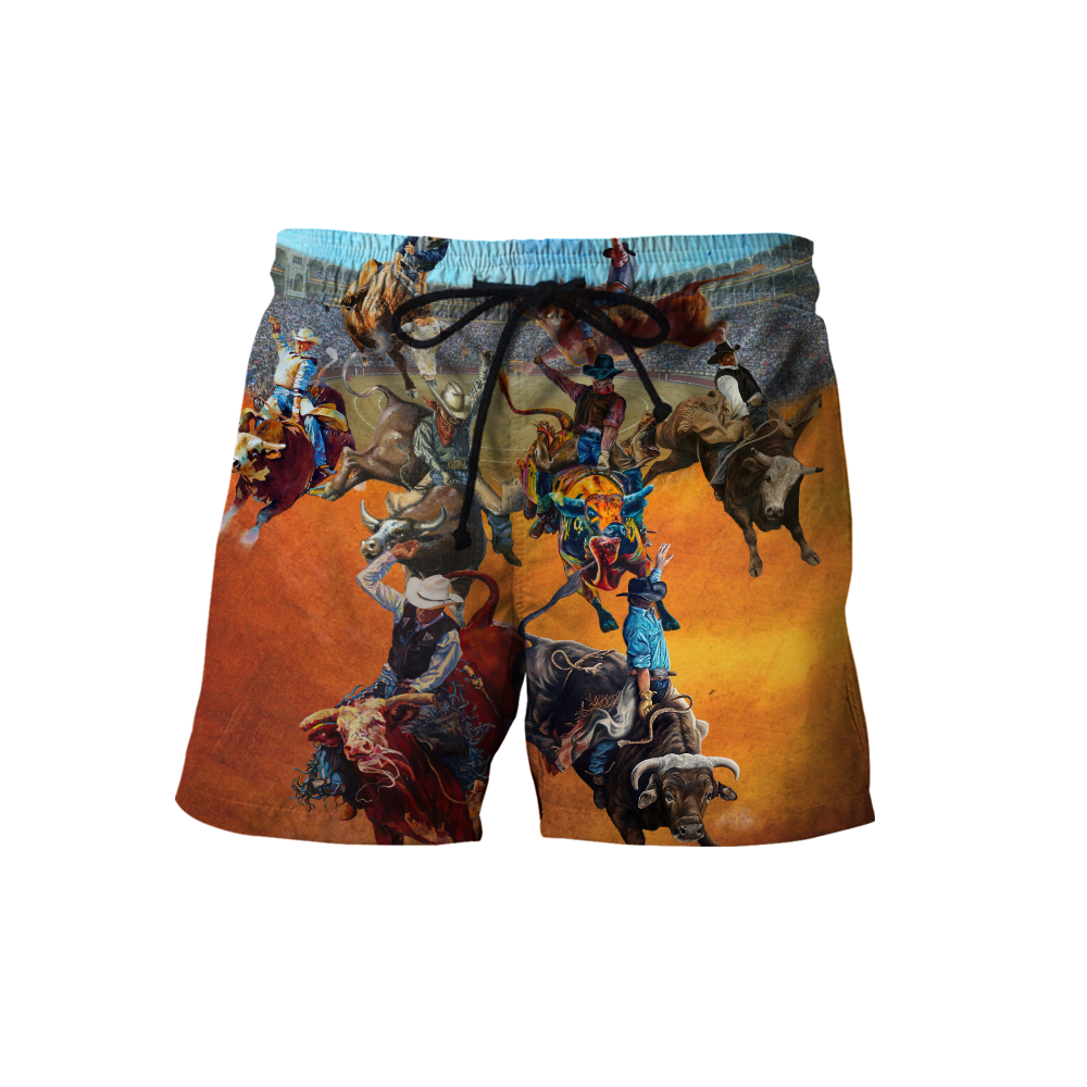 Bull Riding 3D All Over Printed Unisex Shirts Jump On