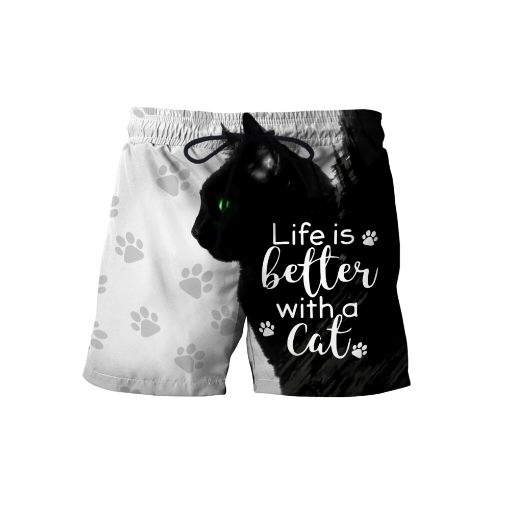 Black Cat 3D All Over Printed Shirts