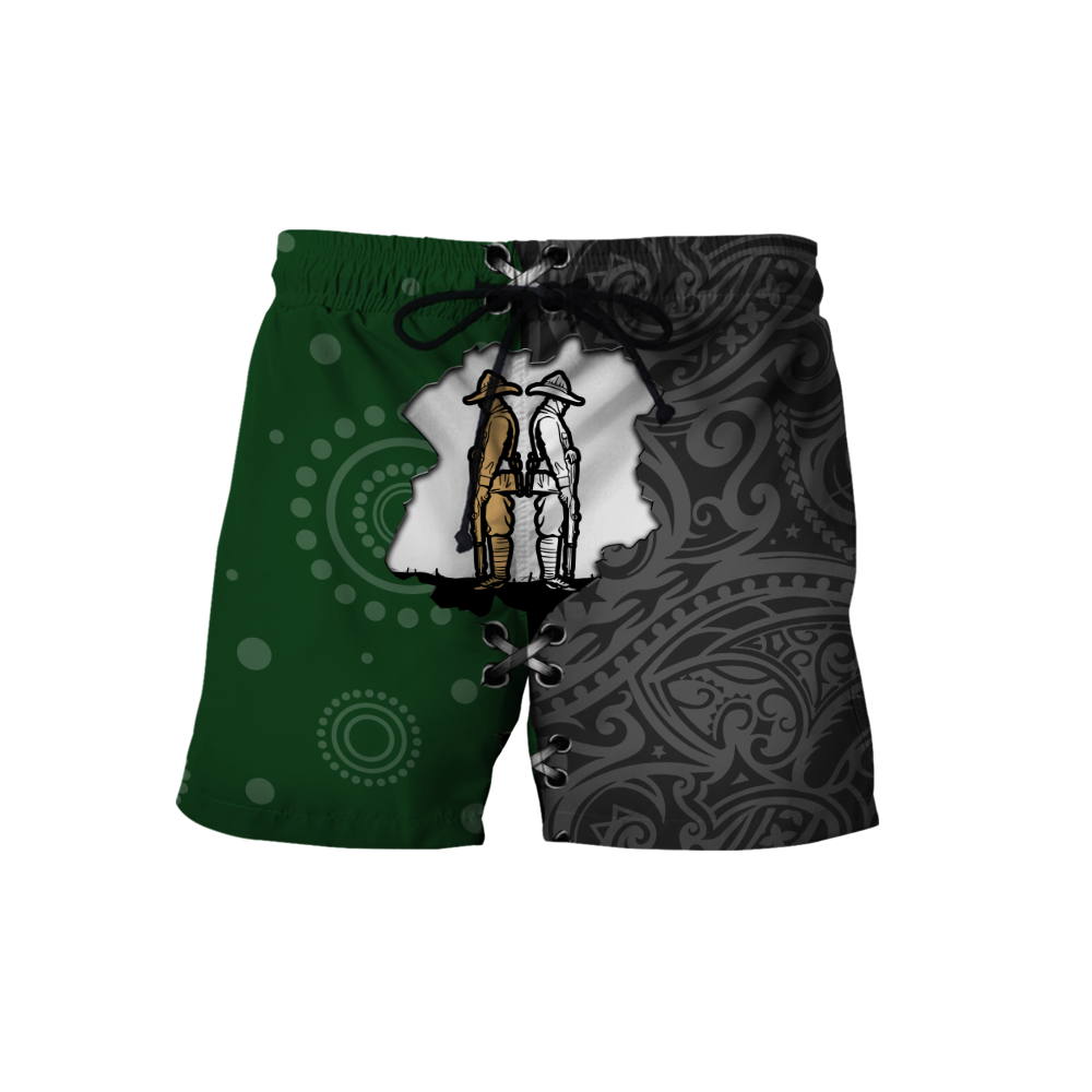 Tmarc Tee Remembrance Australia and Kiwi Soldier 3D print shirts