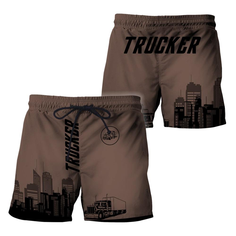 Trucker 3D All Over Printed Shirts For Men and Women