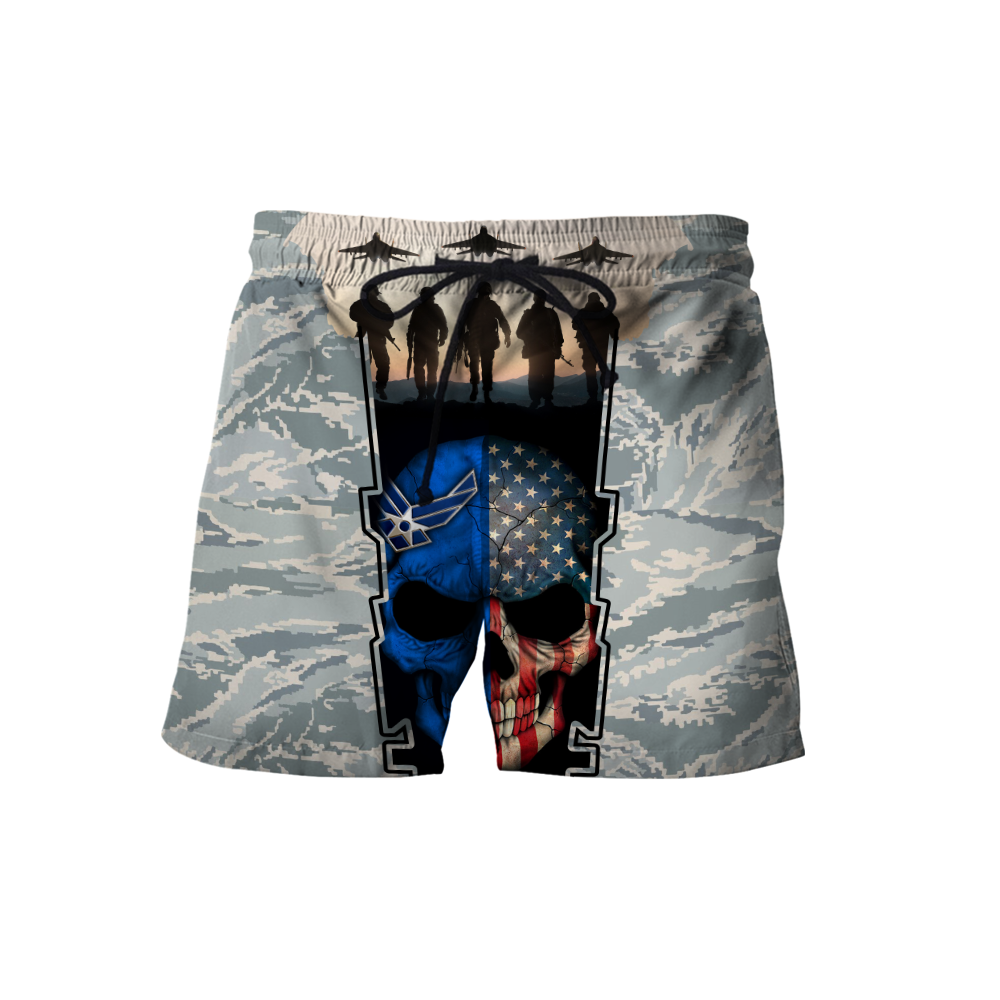 US Air Force skull 3d all over printed for man and women Pi270203 PL - Amaze Style™-Apparel
