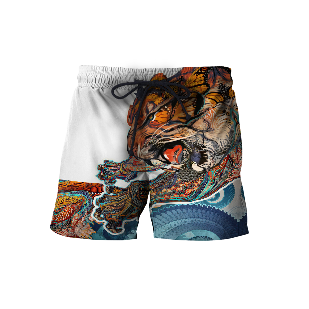 Tattoo Tiger Mythology 3D Over Printed Unisex Shirt