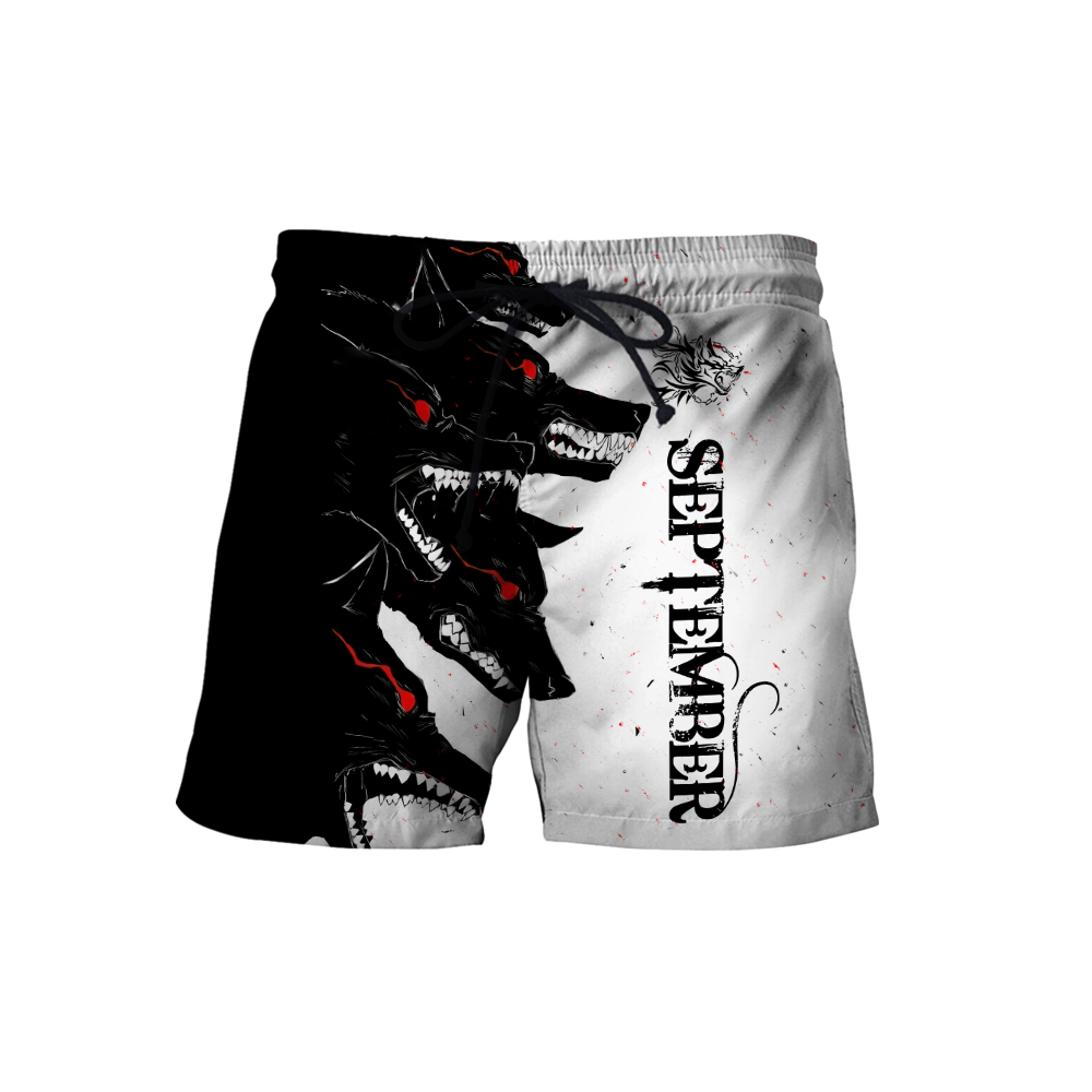 The Dark Wolf September 3D All Over Printed Unisex Deluxe Hoodie ML