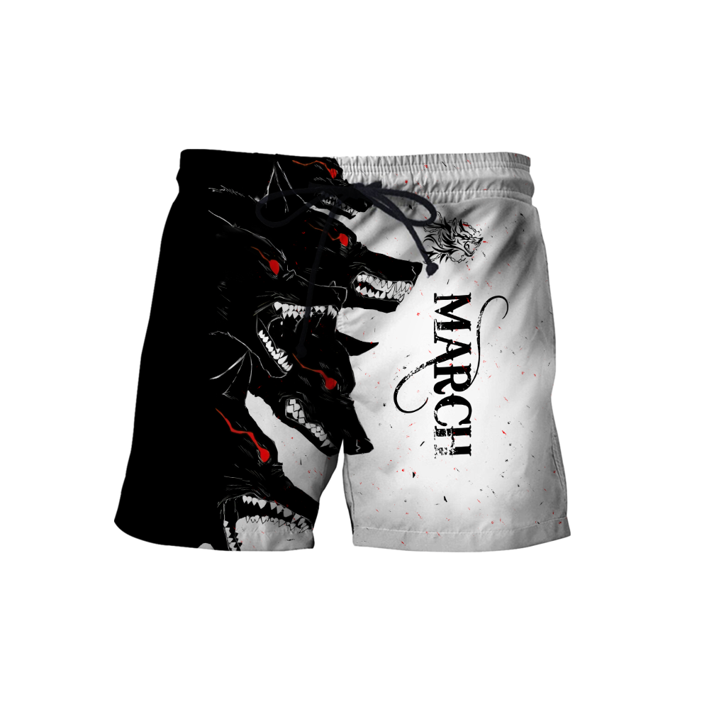 The Dark Wolf March 3D All Over Printed Unisex Deluxe Hoodie ML