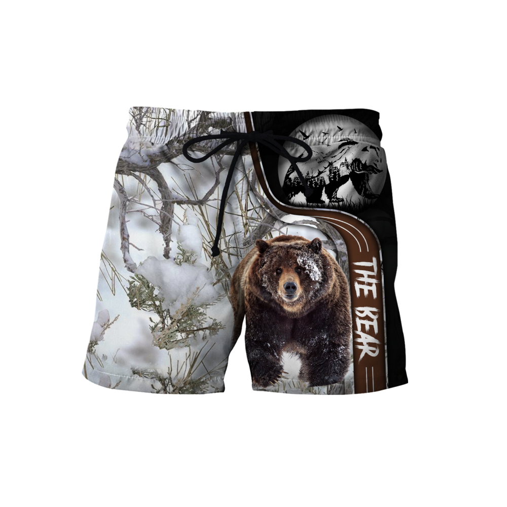 All Over Printed Bear Hoodie VP02102001-MEI